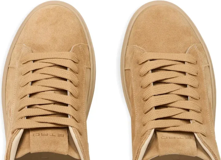 Embroidered Suede Sneakers - Image 3