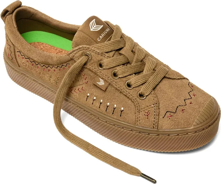 Embroidered Suede Sneakers - Image 2