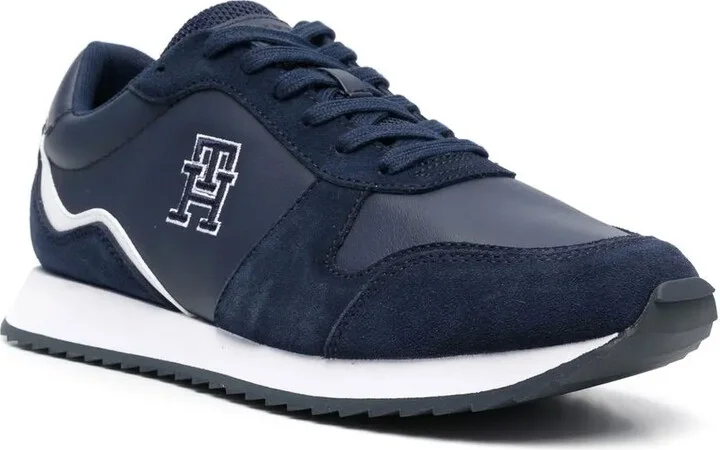 embroidered TH monogram low-top sneakers - Image 2