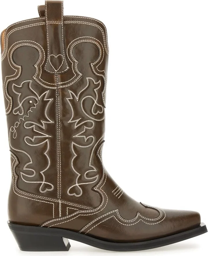 Embroidered western Boot