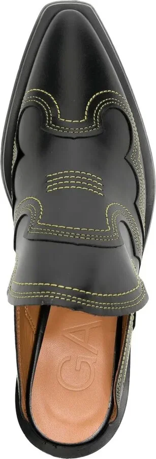 Embroidered Western Mules - Image 4