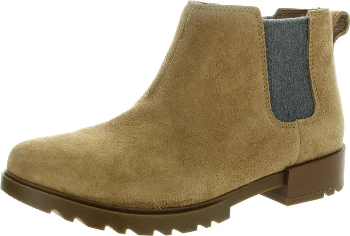 EMELIE II ZIP Womens Faux Suede Casual Ankle Boots