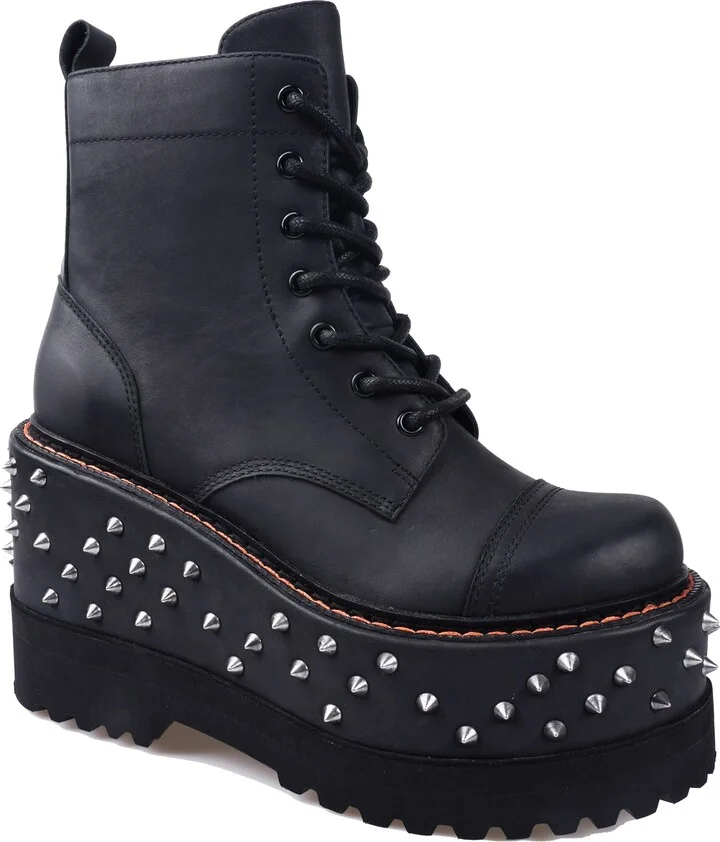Emely Stud Platform Bootie