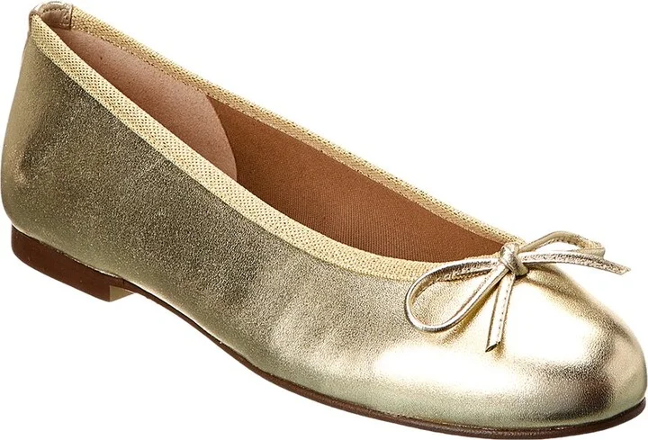 Emerald Leather Flat
