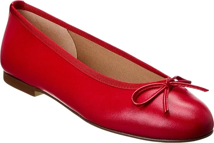 Emerald Leather Flat