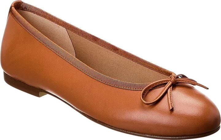 Emerald Leather Flat