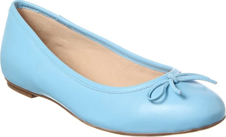 Emerald Leather Flat