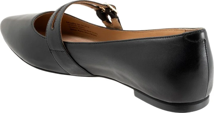 Emerald Pointed Toe Mary Jane Flat - Image 2