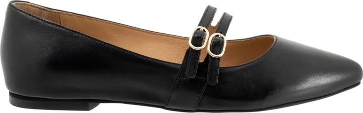 Emerald Pointed Toe Mary Jane Flat - Image 3