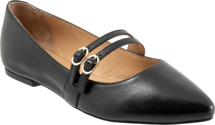 Emerald Pointed Toe Mary Jane Flat