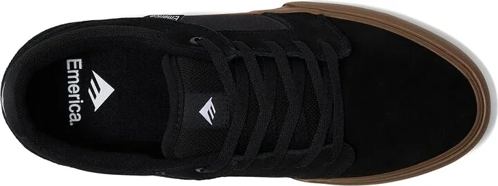 Emerica Cadence Men's Skate Shoes Black/Gum : 9 D - Medium, Canvas/Suede - Image 2