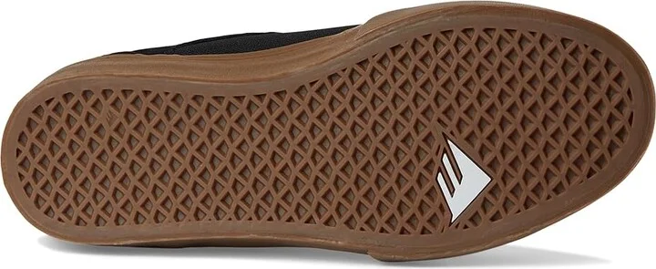 Emerica Cadence Men's Skate Shoes Black/Gum : 9 D - Medium, Canvas/Suede - Image 3