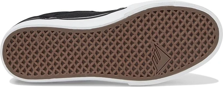 Emerica Cadence Men's Skate Shoes Black/White/Gold : 10 D - Medium, Canvas/Suede - Image 3