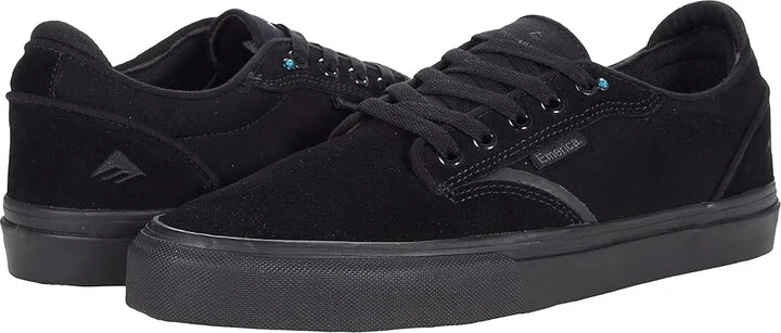 Emerica Dickson Men's Skate Shoes Black/Black : 11 D - Medium, Textile/Leather