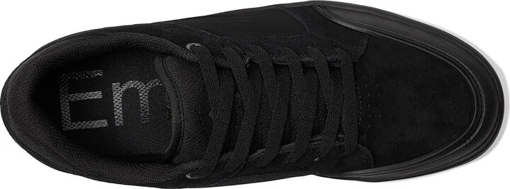 Emerica Heritic Men's Skate Shoes Black/Black : 10 D - Medium, Suede - Image 2
