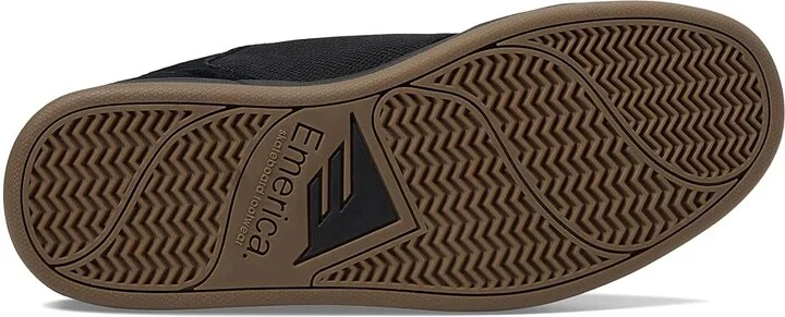 Emerica Heritic Men's Skate Shoes Black/Black : 10 D - Medium, Suede - Image 3