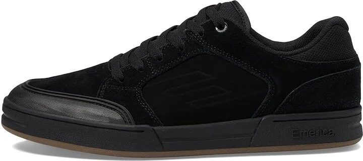 Emerica Heritic Men's Skate Shoes Black/Black : 10 D - Medium, Suede - Image 6