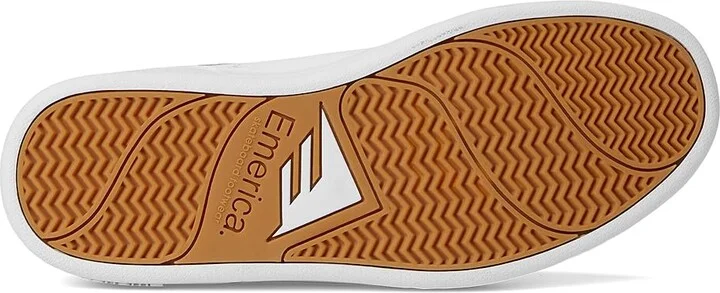 Emerica Heritic Men's Skate Shoes White : 9.5 D - Medium, Suede - Image 3