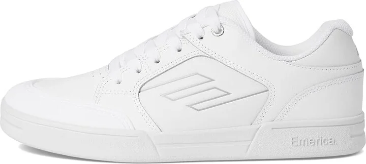 Emerica Heritic Men's Skate Shoes White : 9.5 D - Medium, Suede - Image 6