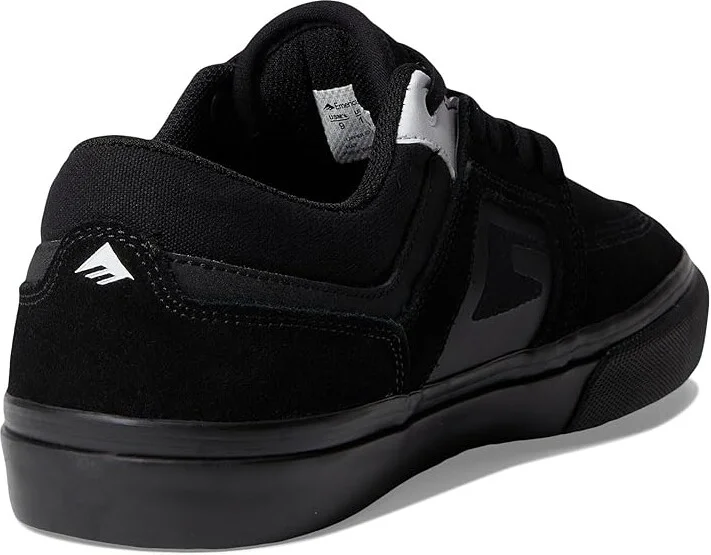 Emerica Hoban Men's Shoes Black/Black/White : 6 D - Medium, Leather - Image 4