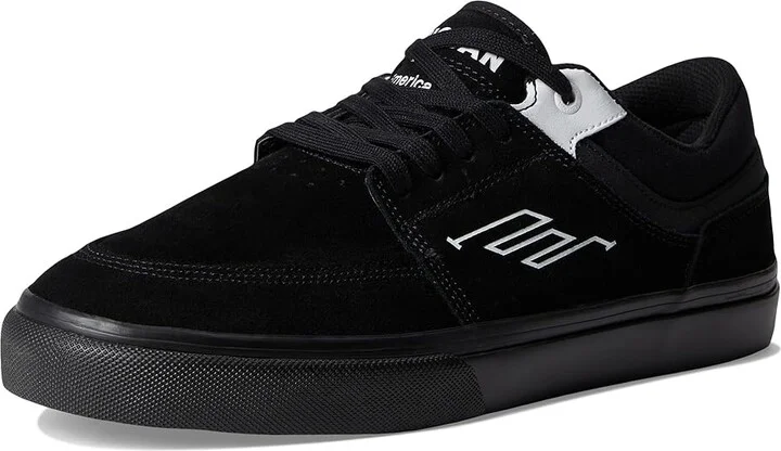 Emerica Hoban Men's Shoes Black/Black/White : 6 D - Medium, Leather - Image 5