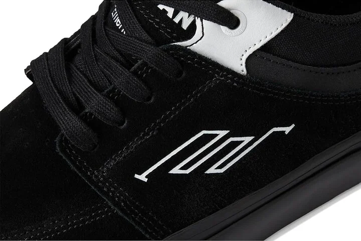 Emerica Hoban Men's Shoes Black/Black/White : 6 D - Medium, Leather - Image 7