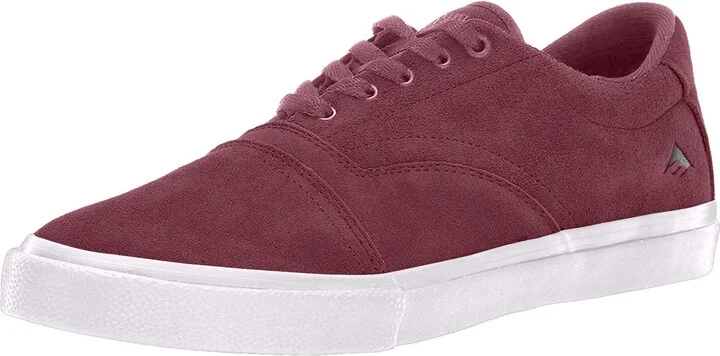 Burgundy/White
