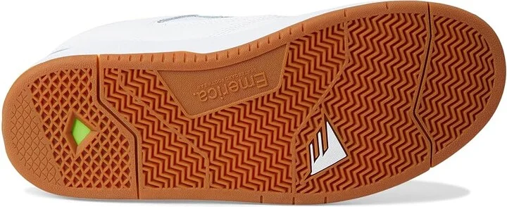 Emerica Mute Men's Shoes White : 9.5 D - Medium, Leather - Image 3
