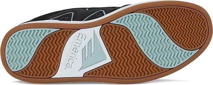 Emerica OG-1 Men's Shoes Black/White/Green : 9 D - Medium, Mesh/Suede - Image 3