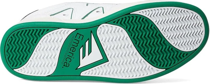 Emerica OG-1 Men's Shoes White/Green : 10 D - Medium, Mesh/Suede - Image 3