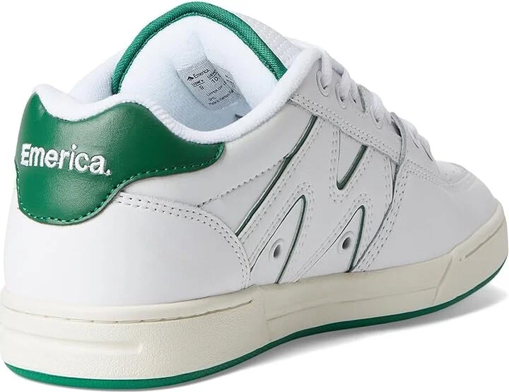 Emerica OG-1 Men's Shoes White/Green : 10 D - Medium, Mesh/Suede - Image 4