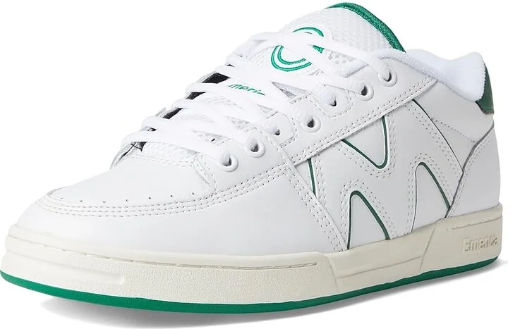Emerica OG-1 Men's Shoes White/Green : 10 D - Medium, Mesh/Suede - Image 5