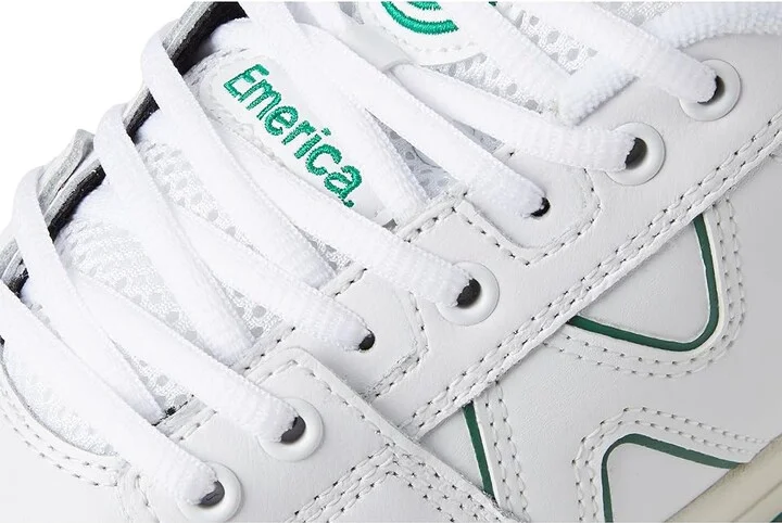 Emerica OG-1 Men's Shoes White/Green : 10 D - Medium, Mesh/Suede - Image 7