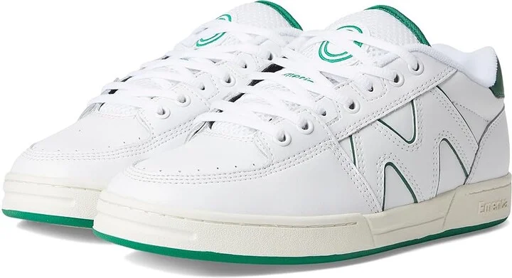 White,green