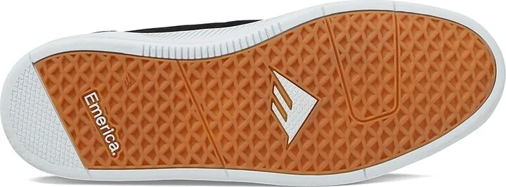 Emerica Romero Laced Men's Shoes Black/White : 5.5 D - Medium, Canvas/Rubber/Suede - Image 3