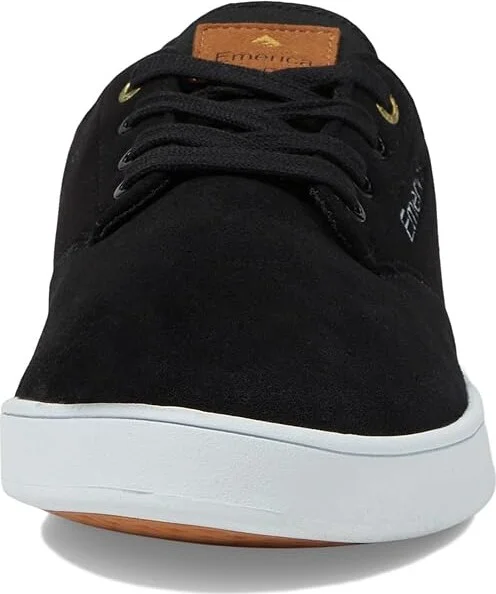 Emerica Romero Laced Men's Shoes Black/White : 5.5 D - Medium, Canvas/Rubber/Suede - Image 5