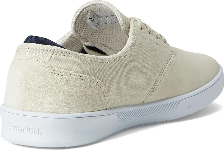 Emerica Romero Laced Men's Shoes Tan/Navy : 9.5 D - Medium, Canvas/Rubber/Suede - Image 4