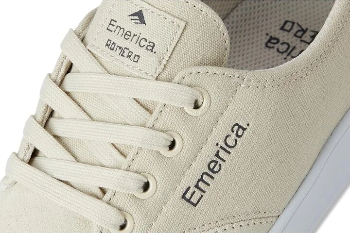 Emerica Romero Laced Men's Shoes Tan/Navy : 9.5 D - Medium, Canvas/Rubber/Suede - Image 7