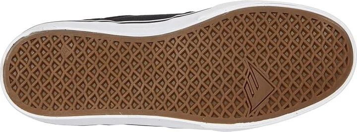 Emerica The Low Vulc Men's Shoes Black/Gold/White : 6 D - Medium, Suede/Textile - Image 4
