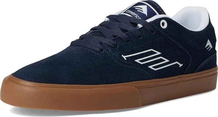 Emerica The Low Vulc Men's Shoes Navy/Gum : 9.5 D - Medium, Suede/Textile - Image 5