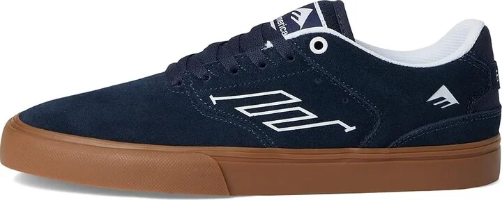 Emerica The Low Vulc Men's Shoes Navy/Gum : 9.5 D - Medium, Suede/Textile - Image 6