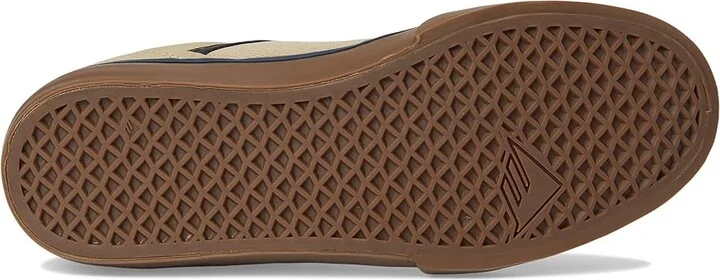 Emerica The Low Vulc Men's Shoes Tan/Blue/Green : 10.5 D - Medium, Suede/Textile - Image 3