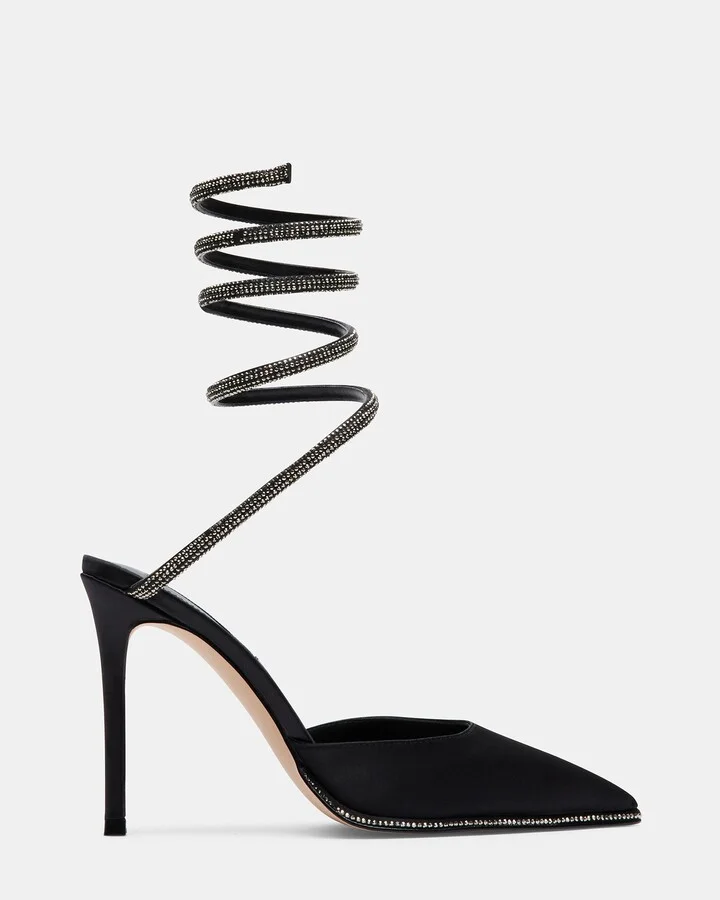 Emerson Black Satin