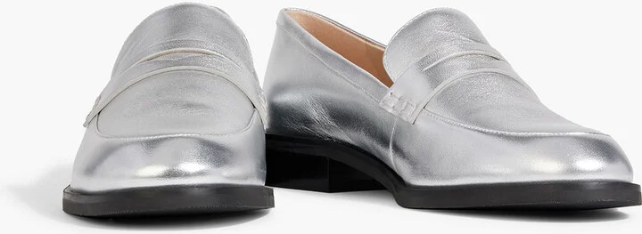 Emi metallic leather loafers - Image 2