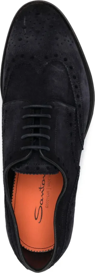 Emil lace-up suede derby shoes - Image 4