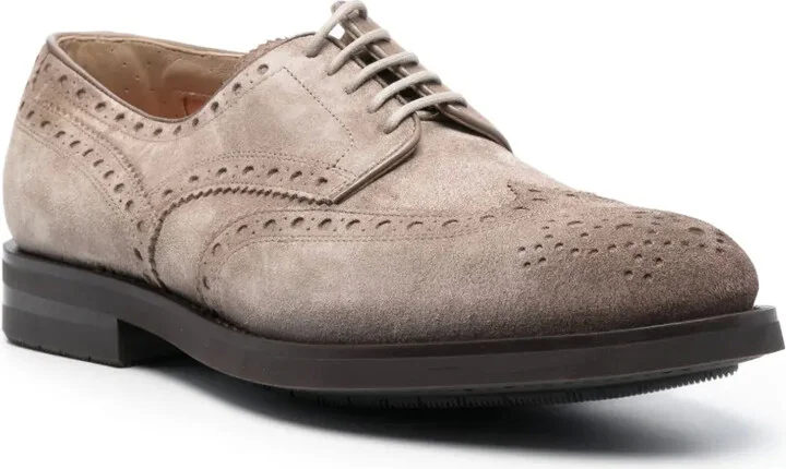 Emil perforated-detail leather brogues - Image 2