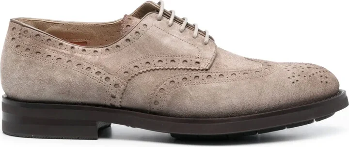 Emil perforated-detail leather brogues