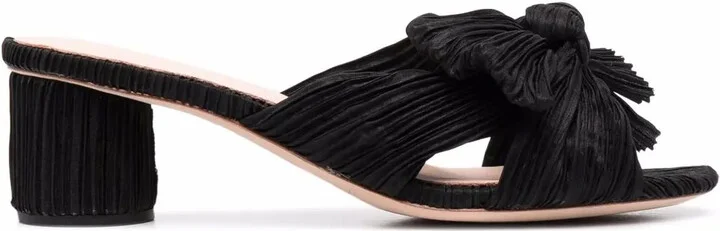 Emilia 60mm knotted sandals