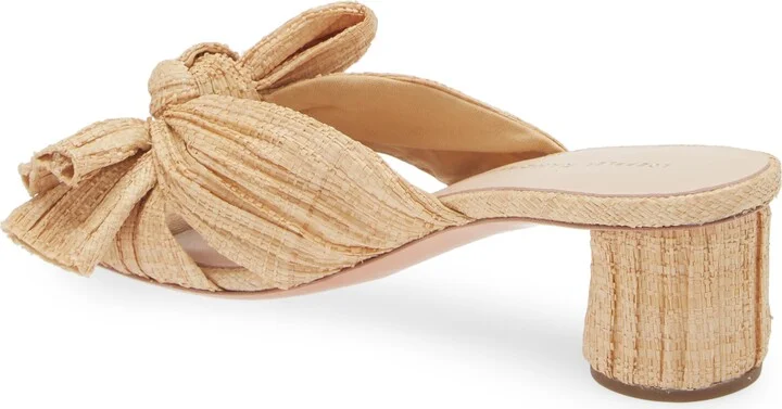 Emilia Knot Raffia Slide Sandal - Image 3