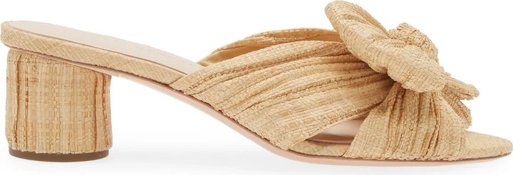 Emilia Knot Raffia Slide Sandal - Image 4